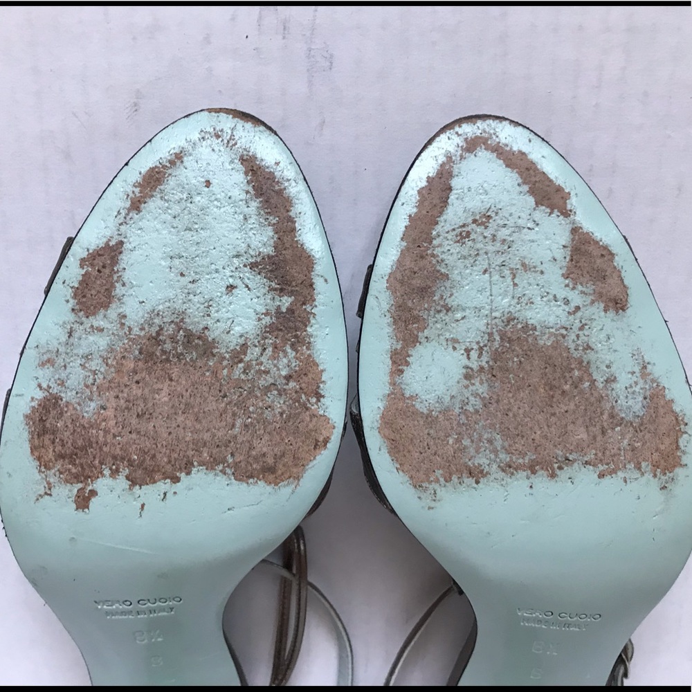 Cynthia Rowley Bronze Heels - Picture 5 of 8